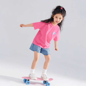 Girls Short Sleeve Print Graphic T-Shirt Tshirts   