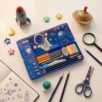 Astronaut Space Adventure Pencil Case Kids School Stationery Box Trending Accessories