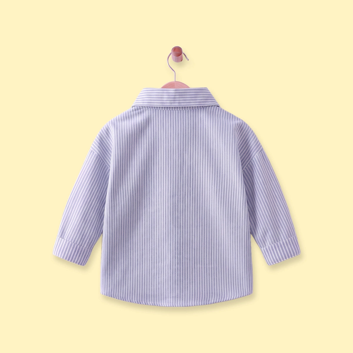 Boys Blue Striped Long Sleeve Shirt Shirts