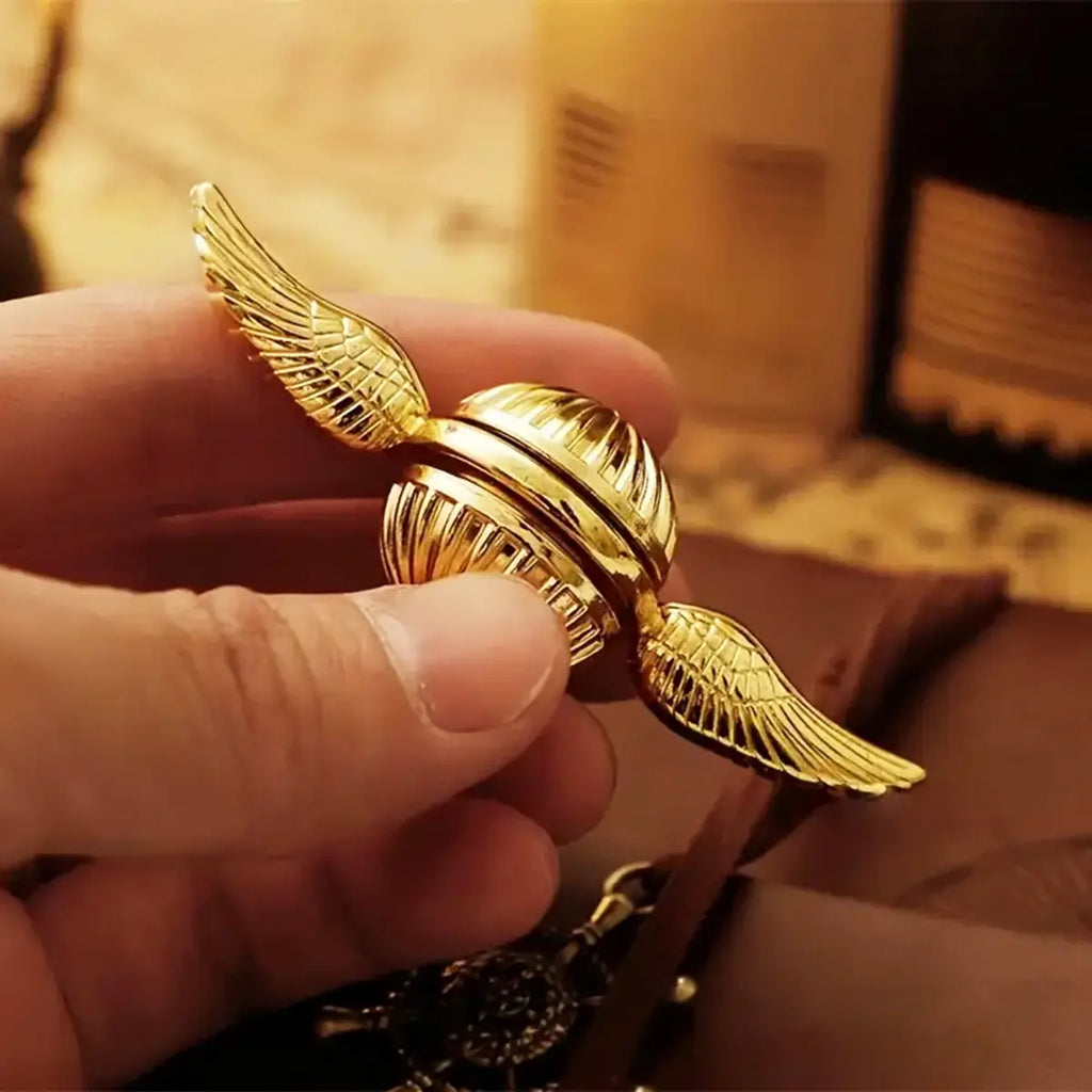 Kids Gold Golden Snitch Fidget Spinner Trending Accessories