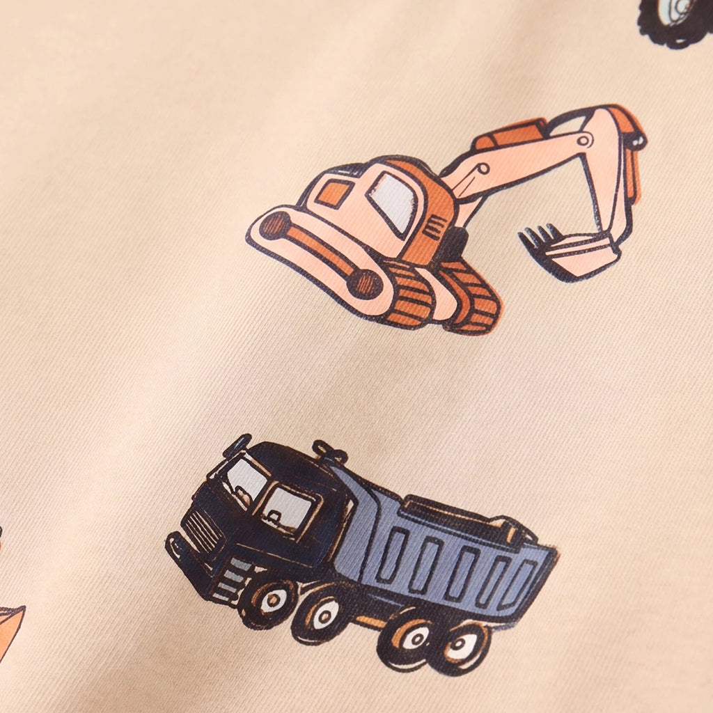 Boys Apricot Long Sleeve Graphic Sweatshirt Sweatshirts & Hoodies