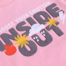 Boys Pink Inside Out Print T-Shirt With Twill Cargo Pocket Shorts Sets 2 pc. Sets