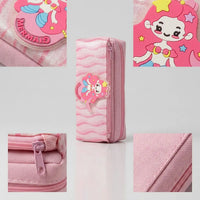 Girls Pink Mermaid Glitter Pencil Case Trending Accessories