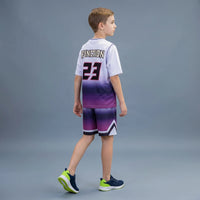 Boys Multicolor Alphanumeric Print Short Sleeve T-Shirt With Shorts Sets 2 pc. Sets