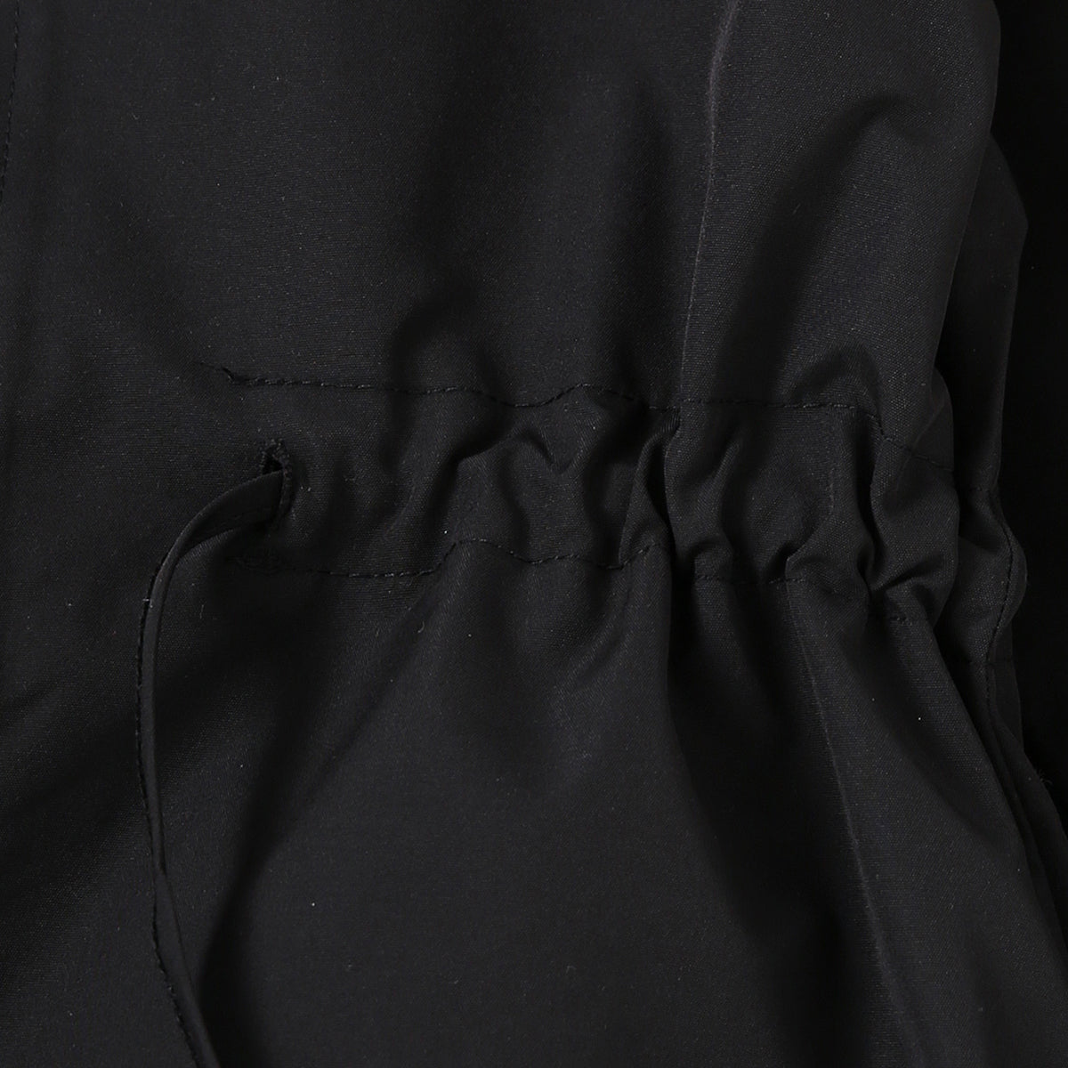 Girls Black Solid Oversized Long Sleeve Hooded Winter Jackets Coats & Jackets