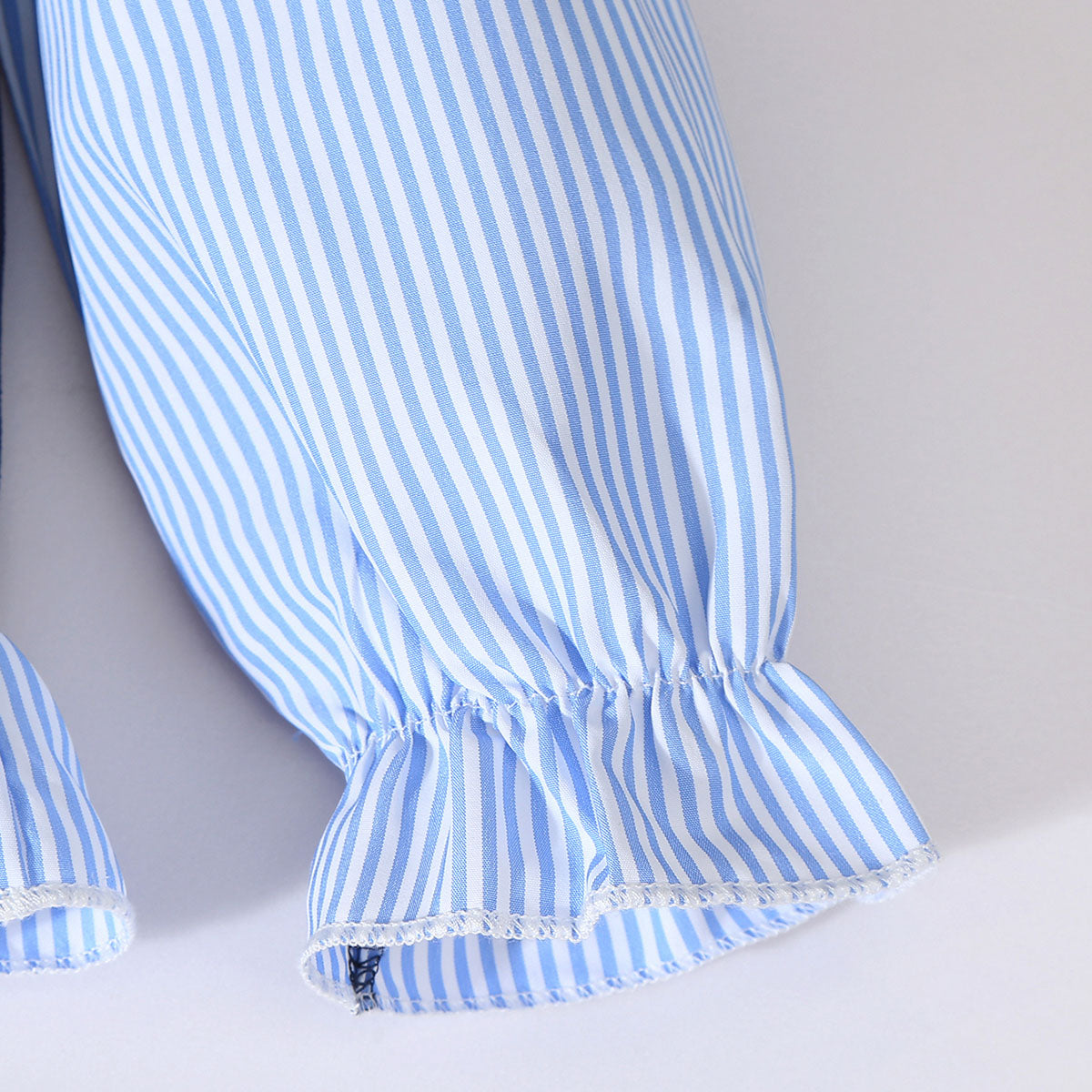 Girls Navy Blue Stripes Top With Pants Sets 2 pc. Sets