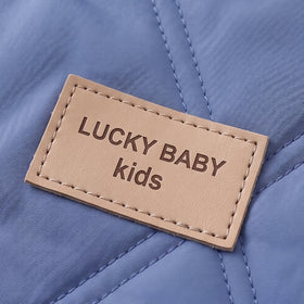 Boys Blue Long Sleeve Quilted Jacket Coats & Jackets