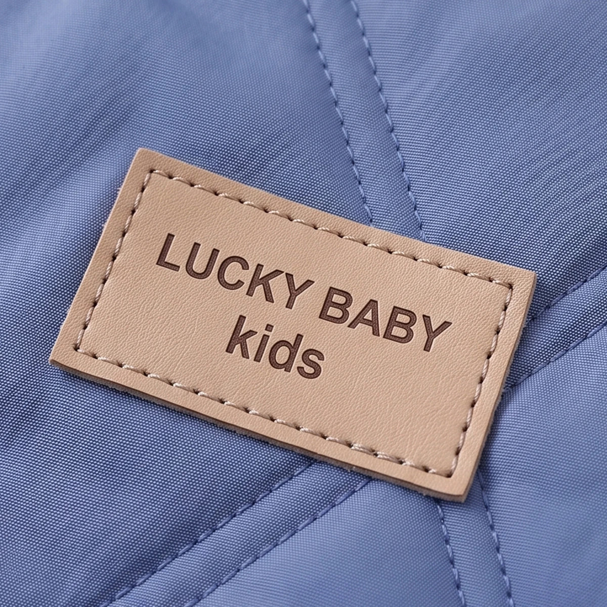 Boys Blue Long Sleeve Quilted Jacket Coats & Jackets