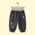 Boys Dark Grey Embroidered Jogger Joggers Dark Grey 1-2 Y