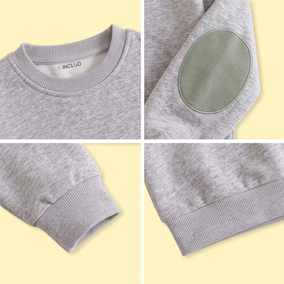 Boys Grey Long Sleeve Sweatshirt Sweatshirts & Hoodies