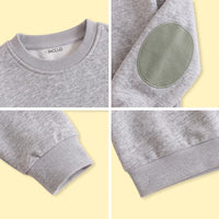 Boys Grey Long Sleeve Sweatshirt Sweatshirts & Hoodies