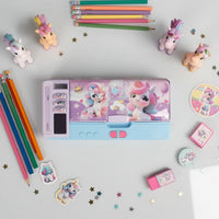 Unicorn Magnetic Pencil Box for Girls Trending Accessories