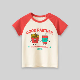 Boys Cream Typographic Print Raglan Sleeve T-Shirt Tshirts