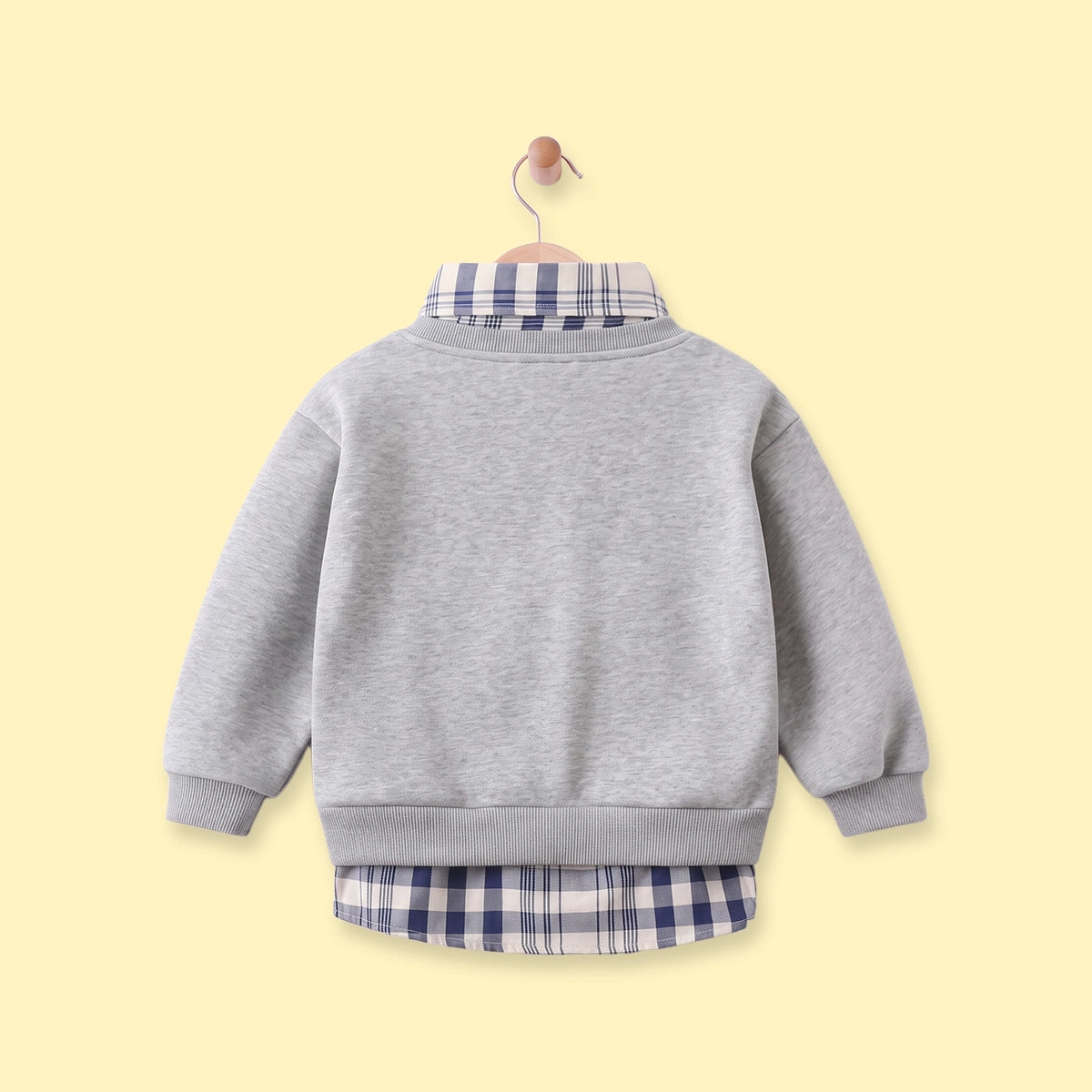 Boys Grey Embroidered Long Sleeve Sweater Sweaters & Cardigans