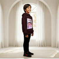Boys Maroon K-Pop Nova -Beat Graphics Hoodie Sweatshirts & Hoodies
