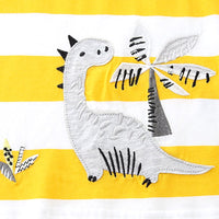 Boys Dinosaur Applique T-Shirt With Shorts 2 pc. Sets   