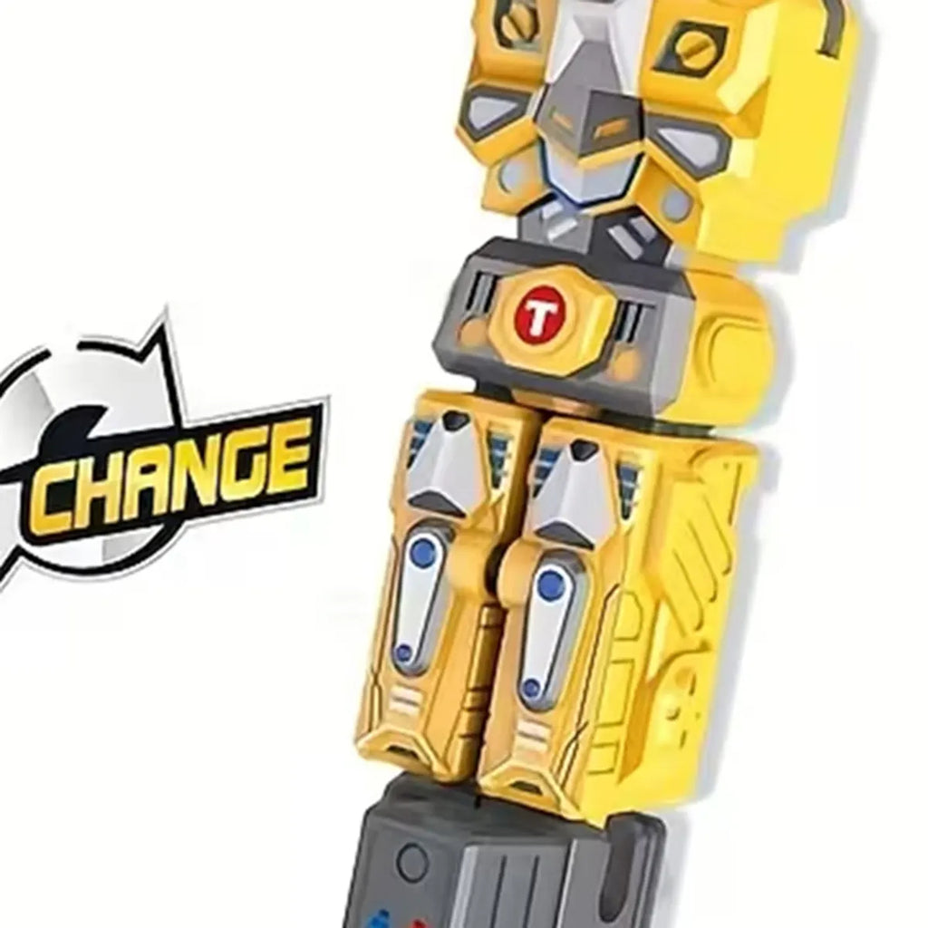 Kids Yellow Robot-to-Pen Transforming Toy Trending Accessories