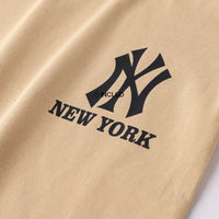 Boys Khaki Logo Print Short Sleeve T-Shirt With Drawstring Shorts Sets Sets
