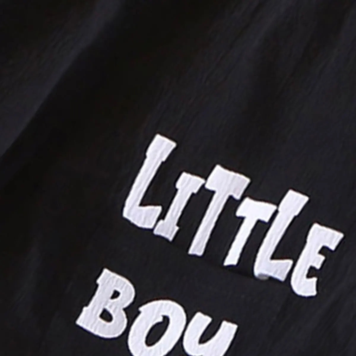 Boys Black Typographic Printed Oversized T-Shirt With Shorts Co-ord Sets Sets