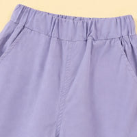 Girls Light Blue Sleeveless Top With Pants Sets 2 pc. Sets