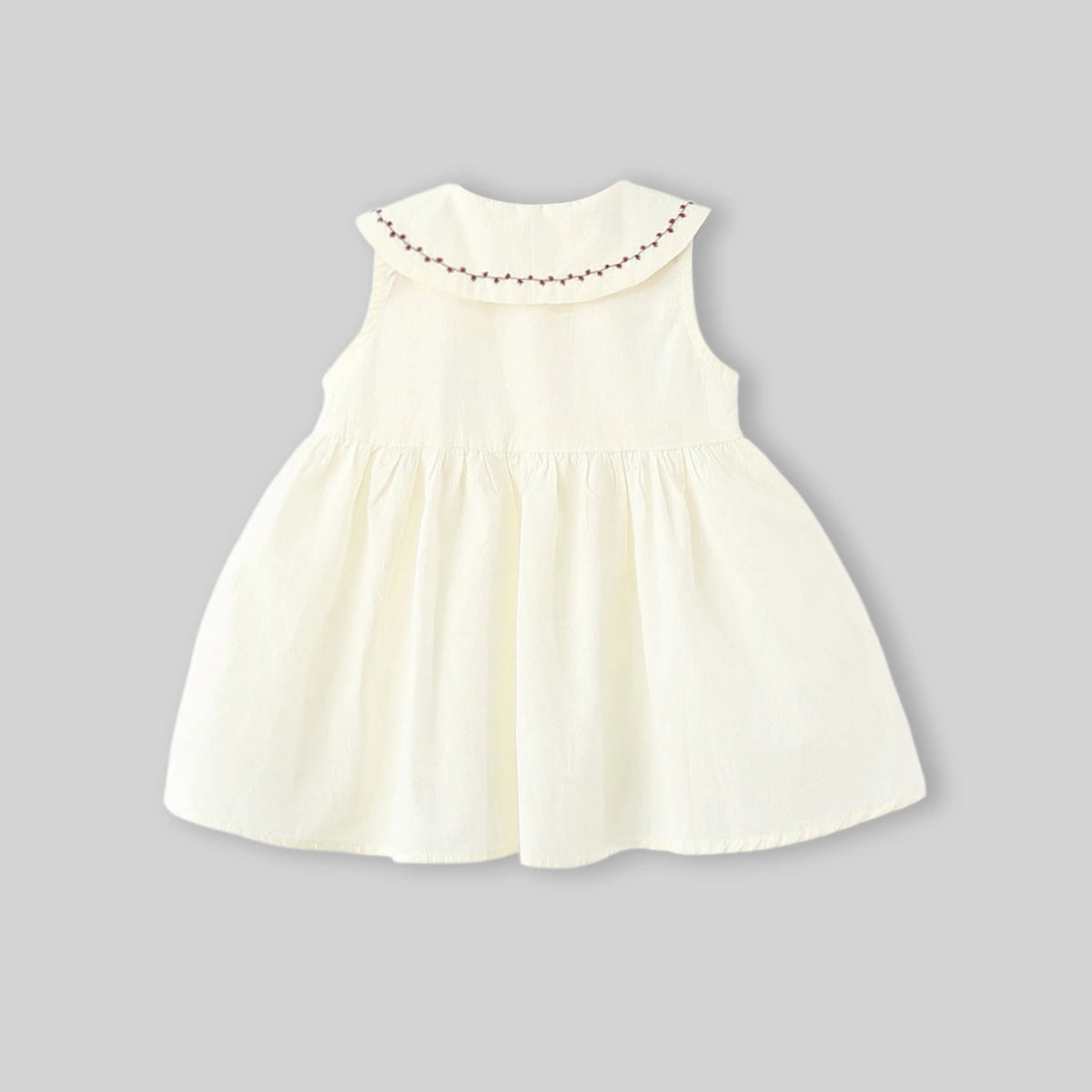 Girls Off White Hello Kitty Bow A-Line Dress Casual Dresses