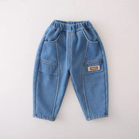 Boys Green Reversible jacket With T-Shirt & Denim Pants Set Sets