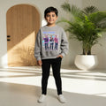 Boys Grey Neo-Sound Graphics Crew Neck Sweatshirt Sweatshirts & Hoodies Grey 1-2 Y