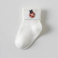 Pack of 6 Boys Multicolour Embroidery Applique Ankle Length Socks Socks