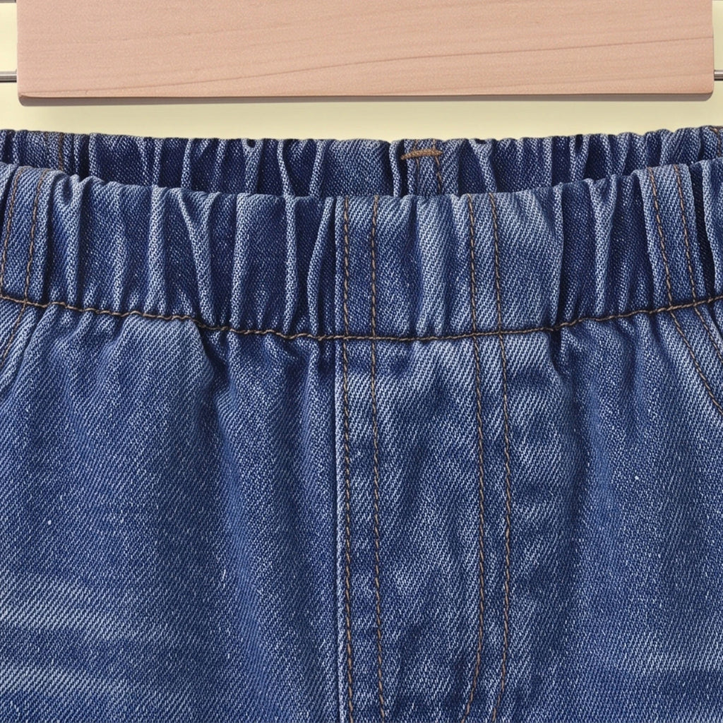 Girls Blue Distressed Jeans Pants