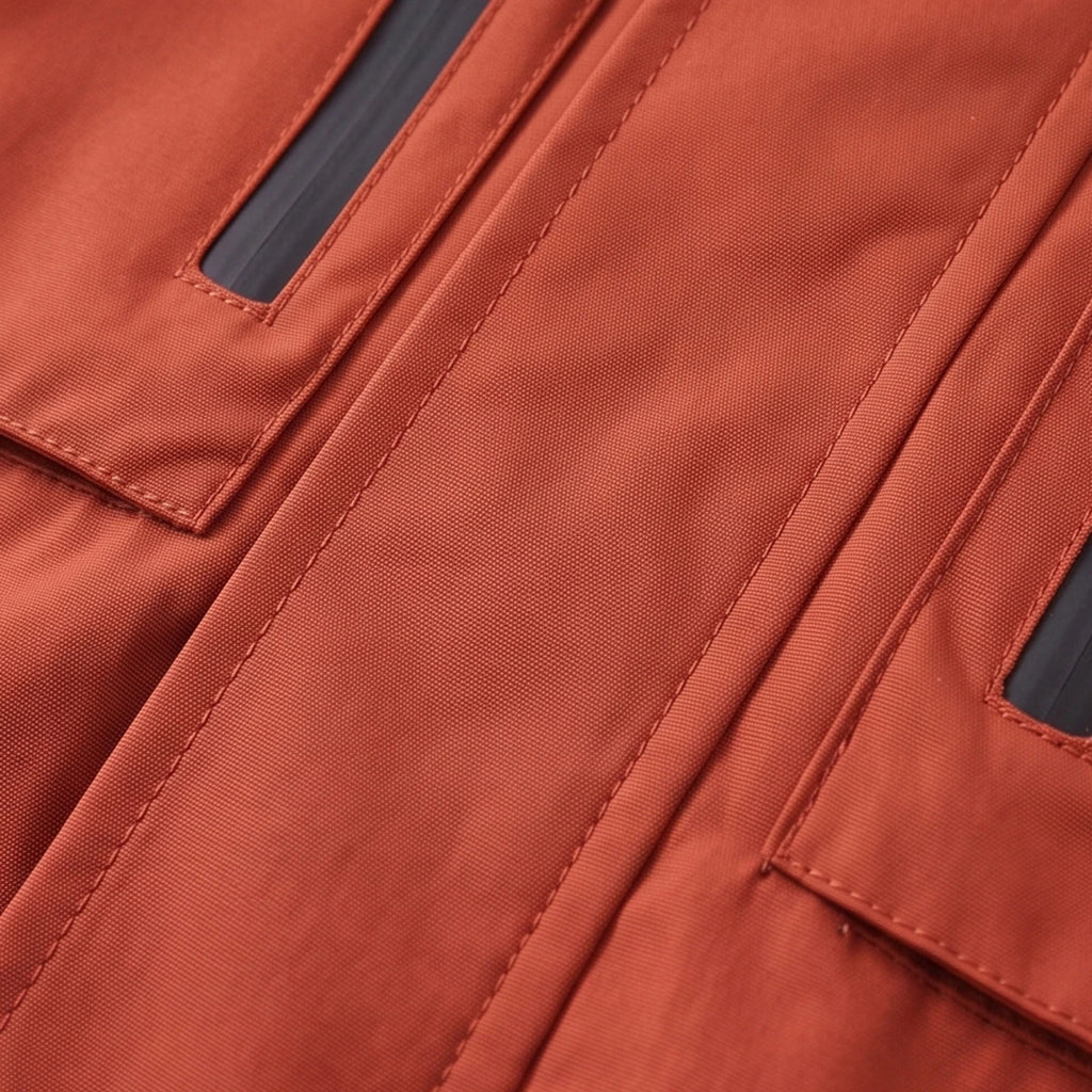 Boys Rust Long Sleeve Hooded Zip-Up Jacket Coats & Jackets