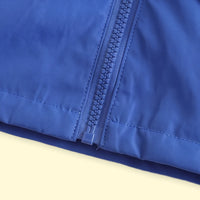 Boys Blue Hooded Zip-up Jacket Coats & Jackets