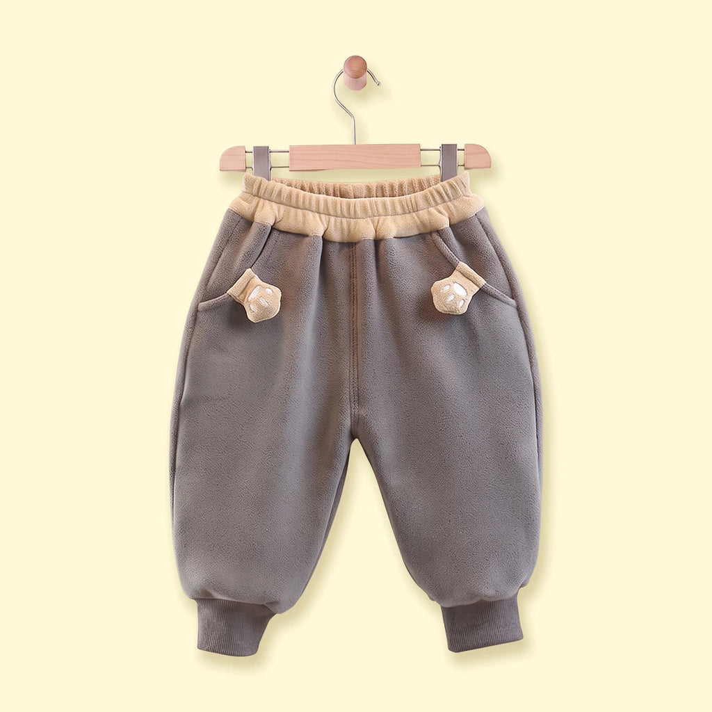 Boys Grey Paw Applique Jogger Joggers Grey 1-2 Y