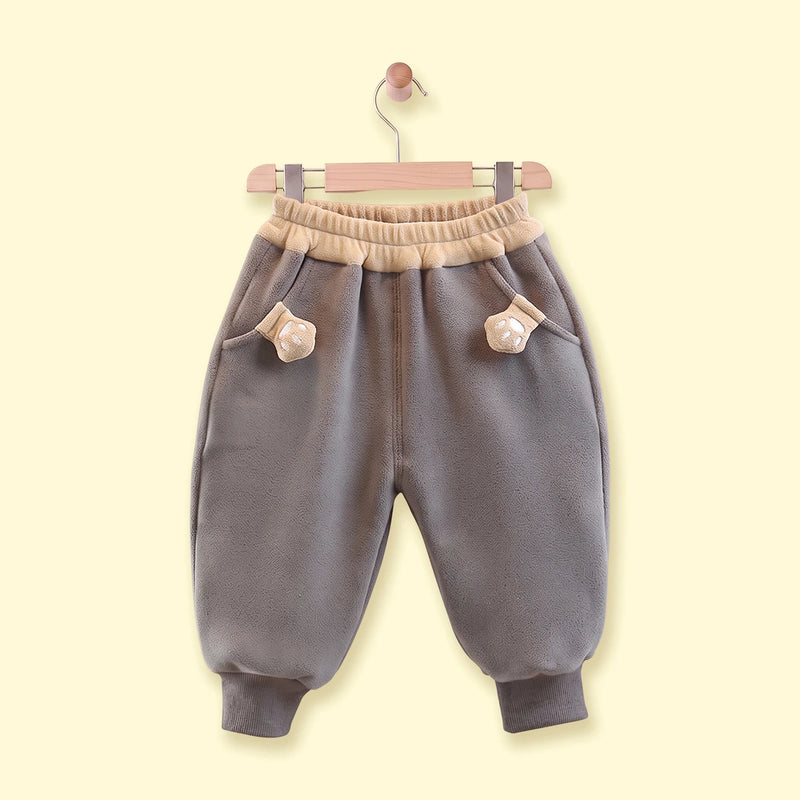 Boys Grey Paw Applique Jogger Joggers Grey 1-2 Y