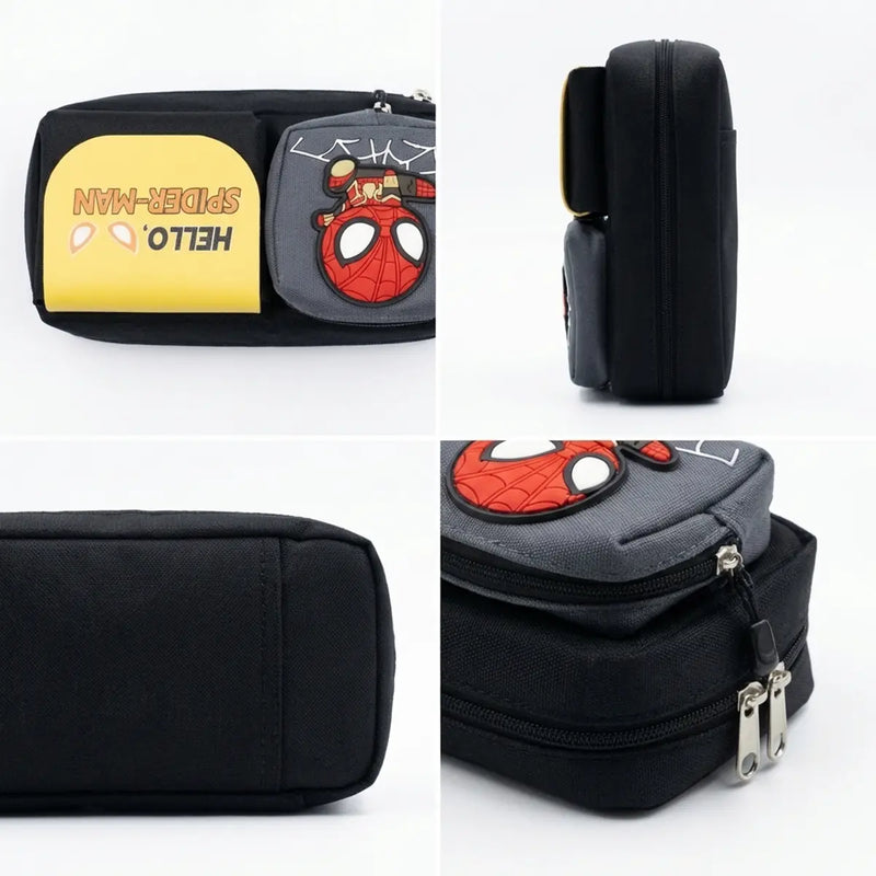 Kids Spider Hero Multi-Compartment Pencil Pouch Trending Accessories