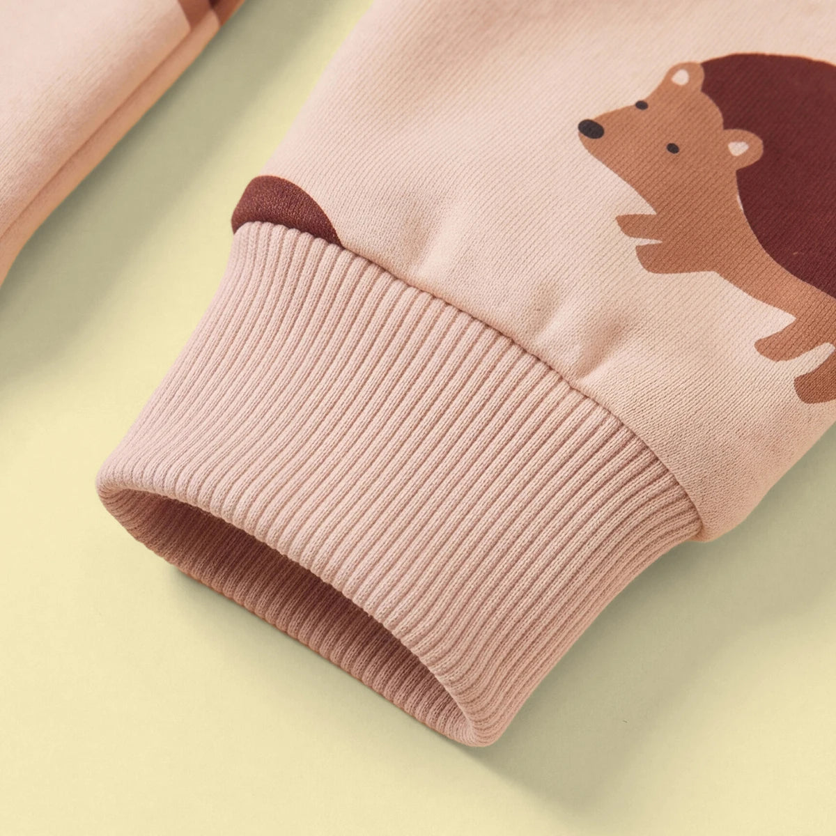 Boys Apricot Animal Print Long Sleeve Sweatshirt Sweatshirts & Hoodies