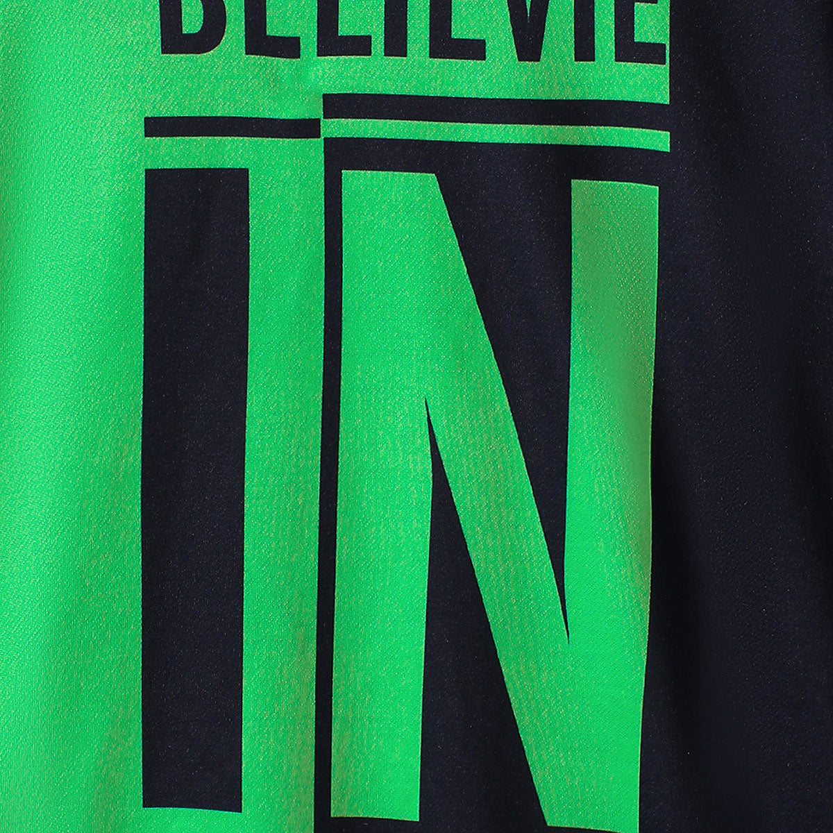 Boys Green Typographic Printed Hooded Neck Sweatshirt With Jogger Winter Co-ord Set 2 pc. Sets