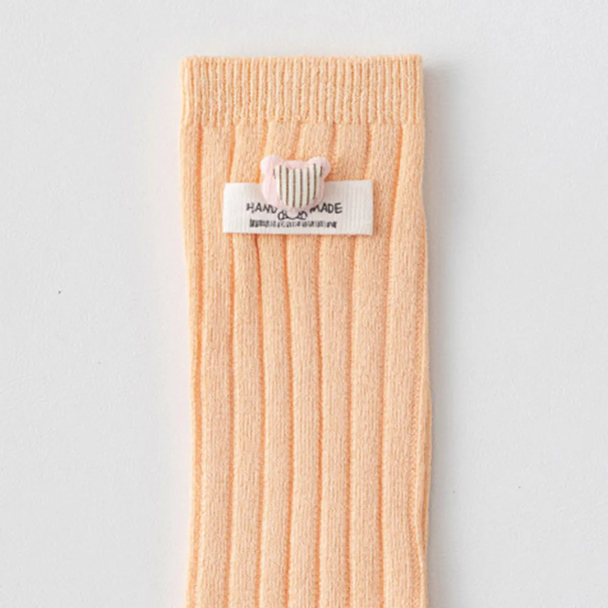 Pack of 6 Boys Multicolour Bear Applique Calf Length Cotton Socks Socks