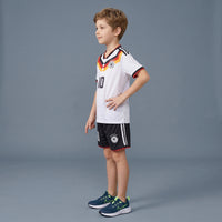 Boys White Short Sleeve Graphics Print T-Shirt With Shorts Sets 2 pc. Sets