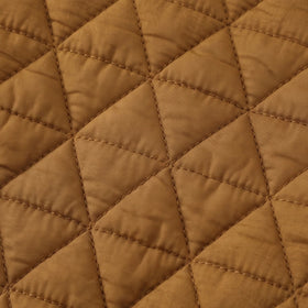 Boys Light Brown Quilted Zip-up Jacket & Pants Co-ord Sets Sets