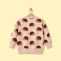Boys Apricot Animal Print Long Sleeve Sweatshirt Sweatshirts & Hoodies