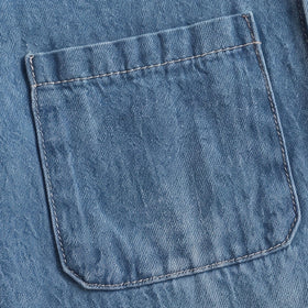 Boys Blue Long Sleeve Denim Shirt Shirts