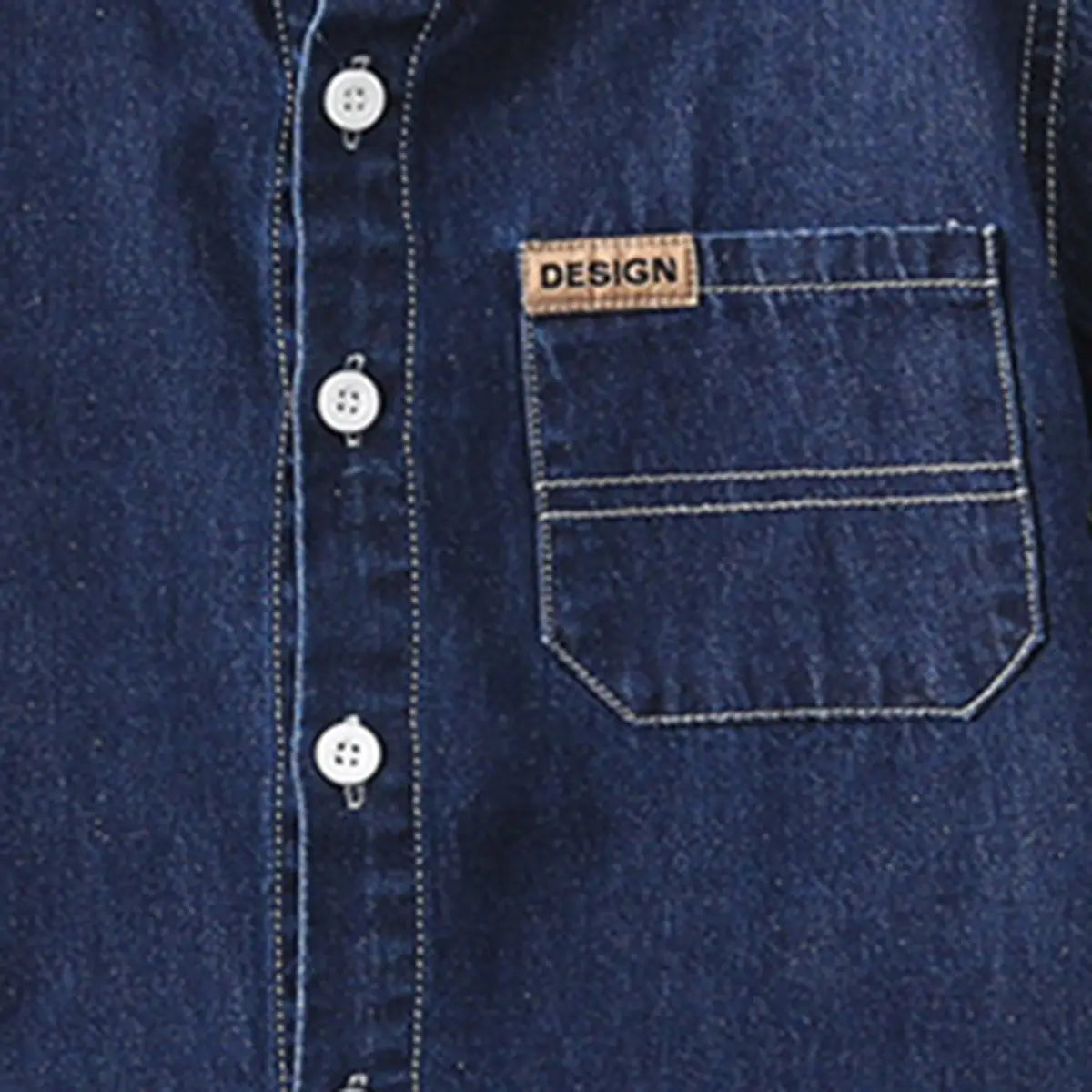 Boys Blue Denim Short Sleeves Shirt With Shorts Co-ord Sets Sets