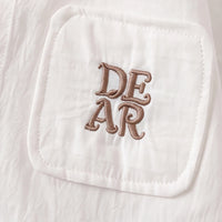 Boys White Embroidered Long Sleeve Shirt Shirts