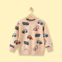 Boys Apricot Long Sleeve Graphic Sweatshirt Sweatshirts & Hoodies Apricot 1-2 Y