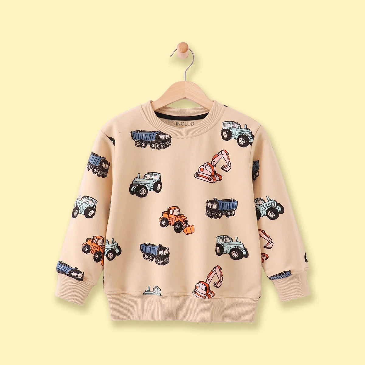 Boys Apricot Long Sleeve Graphic Sweatshirt Sweatshirts & Hoodies Apricot 1-2 Y
