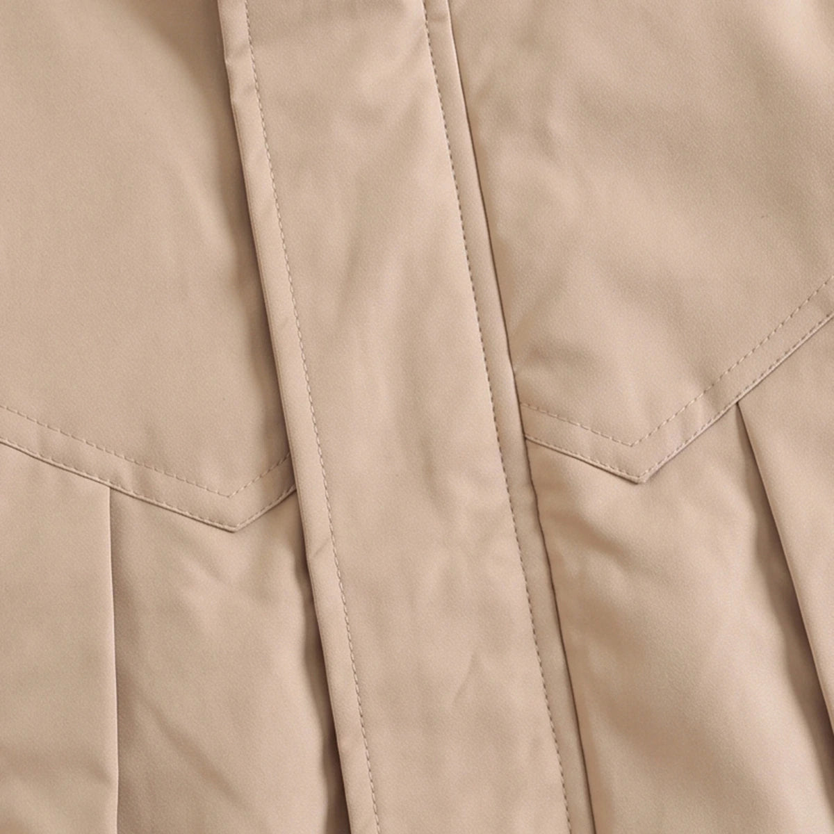 Boys Light Brown Hooded Zip-up Jacket Coats & Jackets