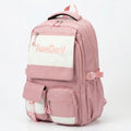 Girls Pink Multi-Pocket School Backpack Trending Accessories Pink Onesize