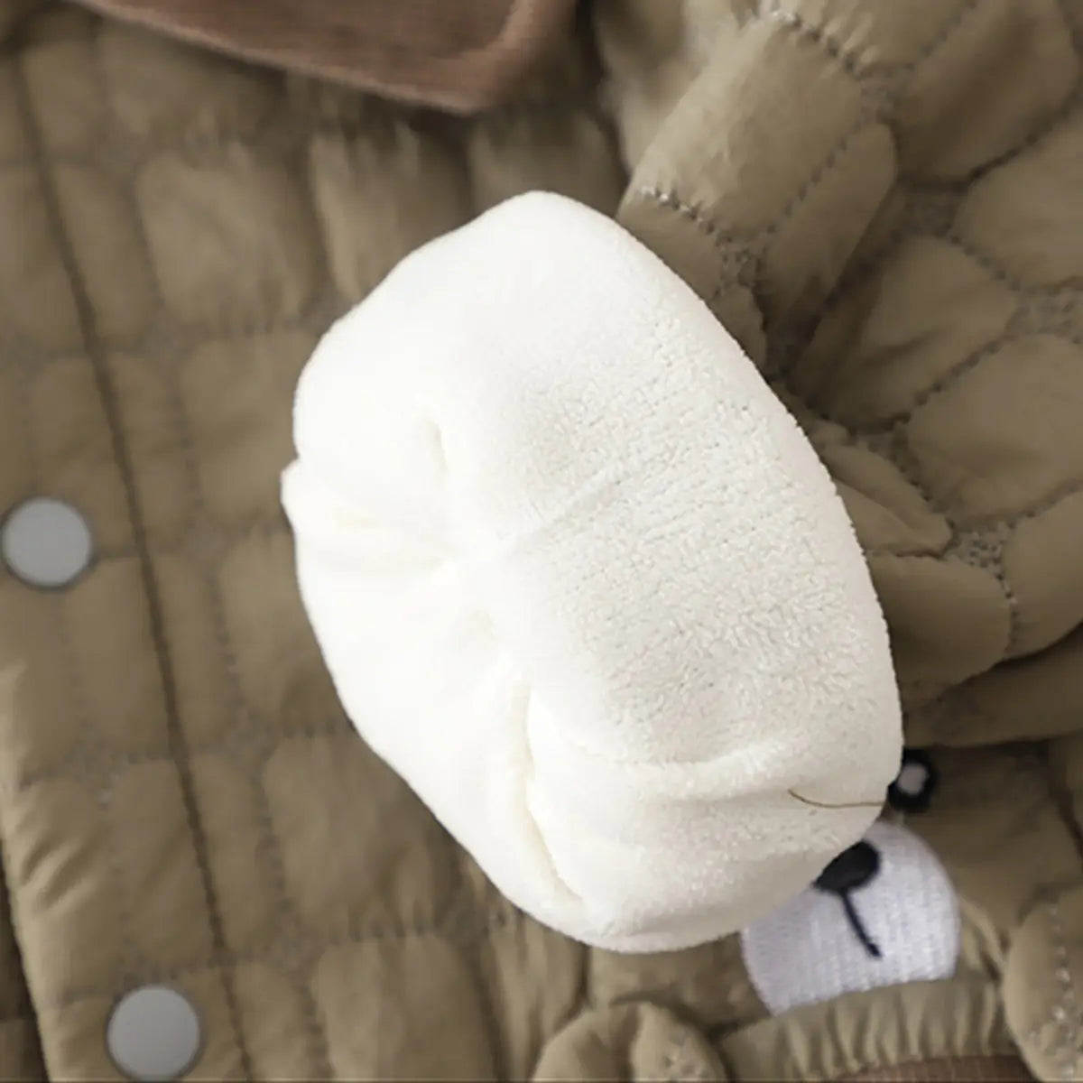 Boys Green Quilted jacket With T-Shirt & Jogger Sets Sets