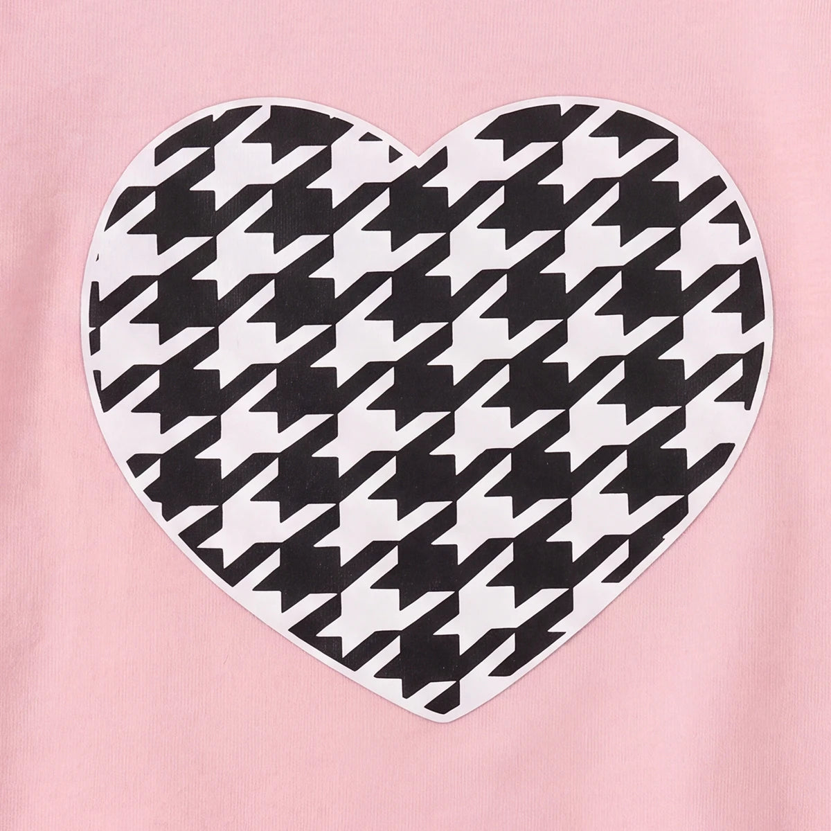 Girls Pink Heart Long Sleeve Sweatshirt With Pants Sets 2 pc. Sets