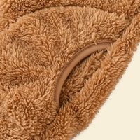 Girls Brown Fleece Front Zipper Sleeveless Winter Jacket Coats & Jackets